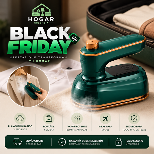 Plancha De Ropa Portátil - VaporPro™ (Promoción de Black Friday)